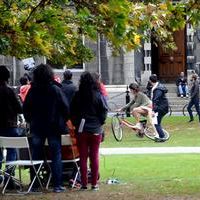 Salman Khan and Katrina Kaif in Ek Tha Tiger being shot on location at Trinity College Pictures | Picture 75345
